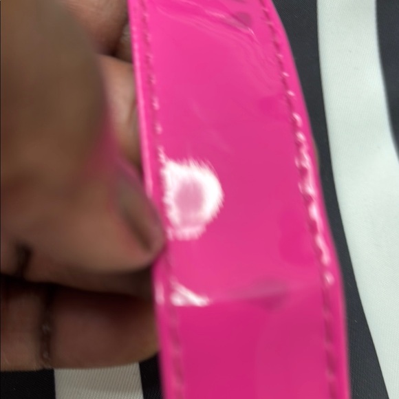 Caboodles Pink and Black Striped Cosmetic Bag - Picture 5 of 8